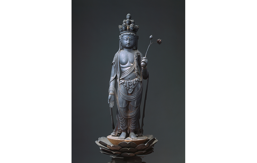 海住山寺 十一面観音　檀像正面全身